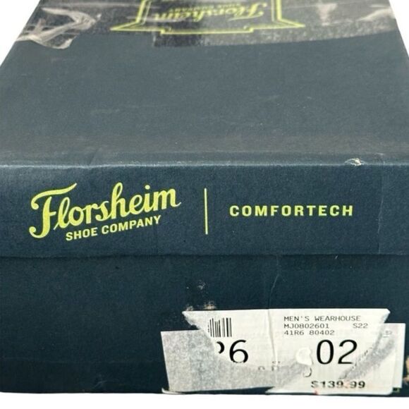 Florsheim Brown Leather Plain Toe Derby Oxford Mens 9M Lace Up Dress Shoes main image 6